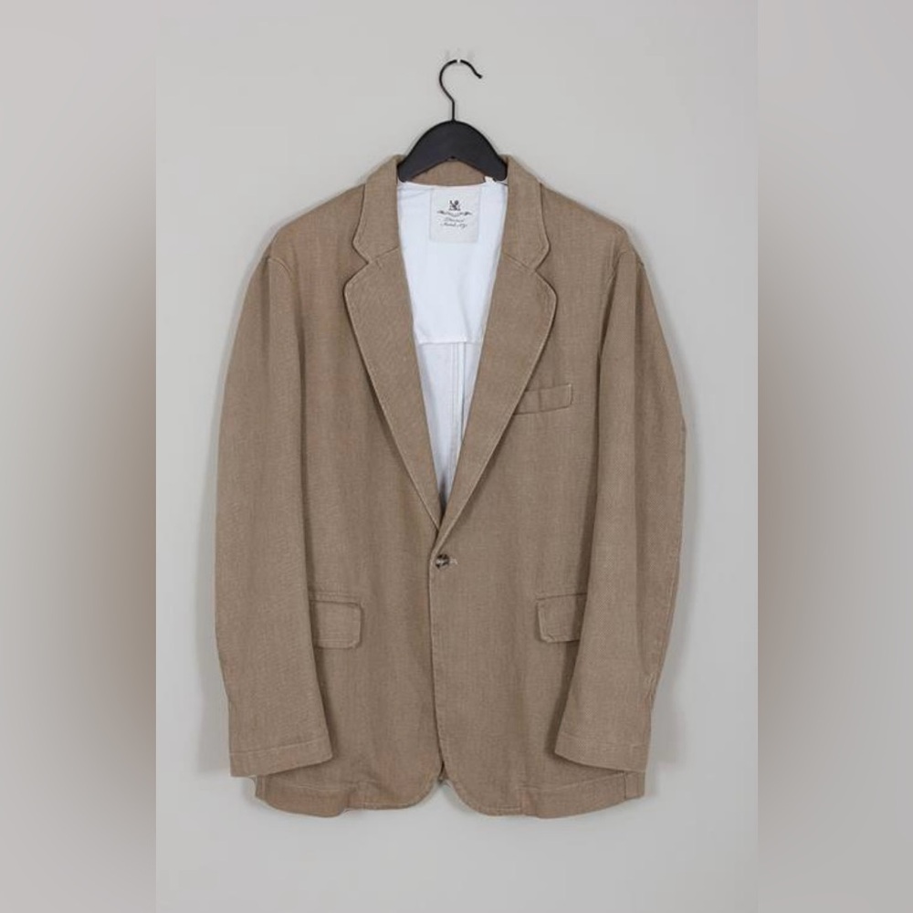 denimist khaki oversized Deconstructed Blazer Sz XXS